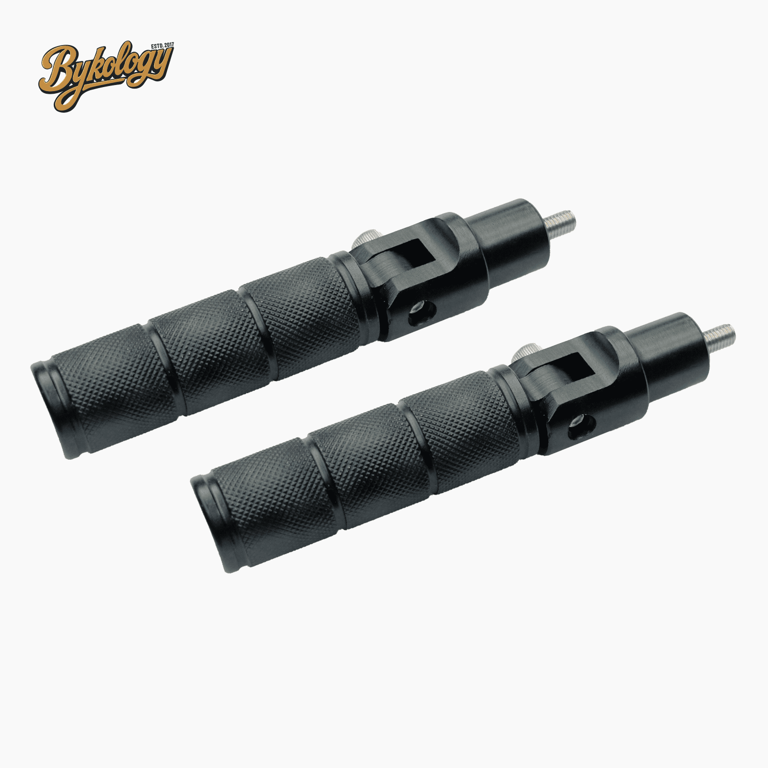 Click-Folding Alloy Foot Rests SM650 – Black – GearUp Mods Bangalore