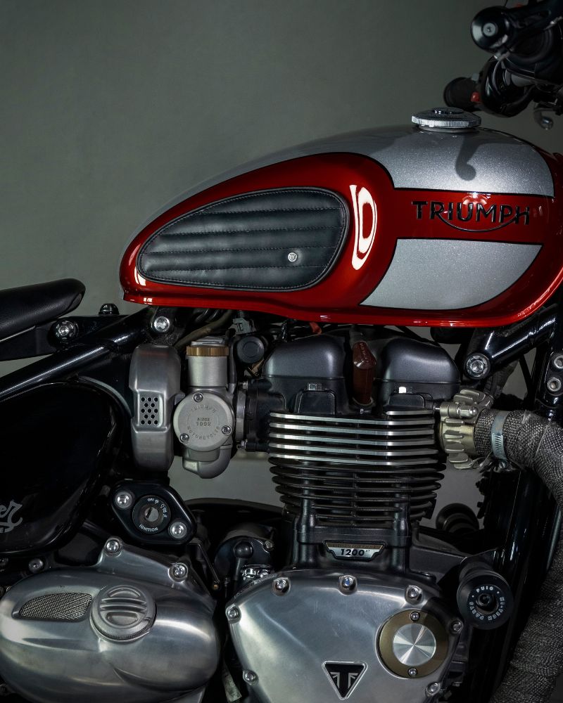 Trip Machine Tank Pads – Classic Stripes – Available at GearUp Mods Bangalore